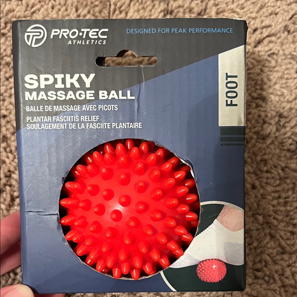 Pro-Tec Athletics Red Spiky Massage Ball